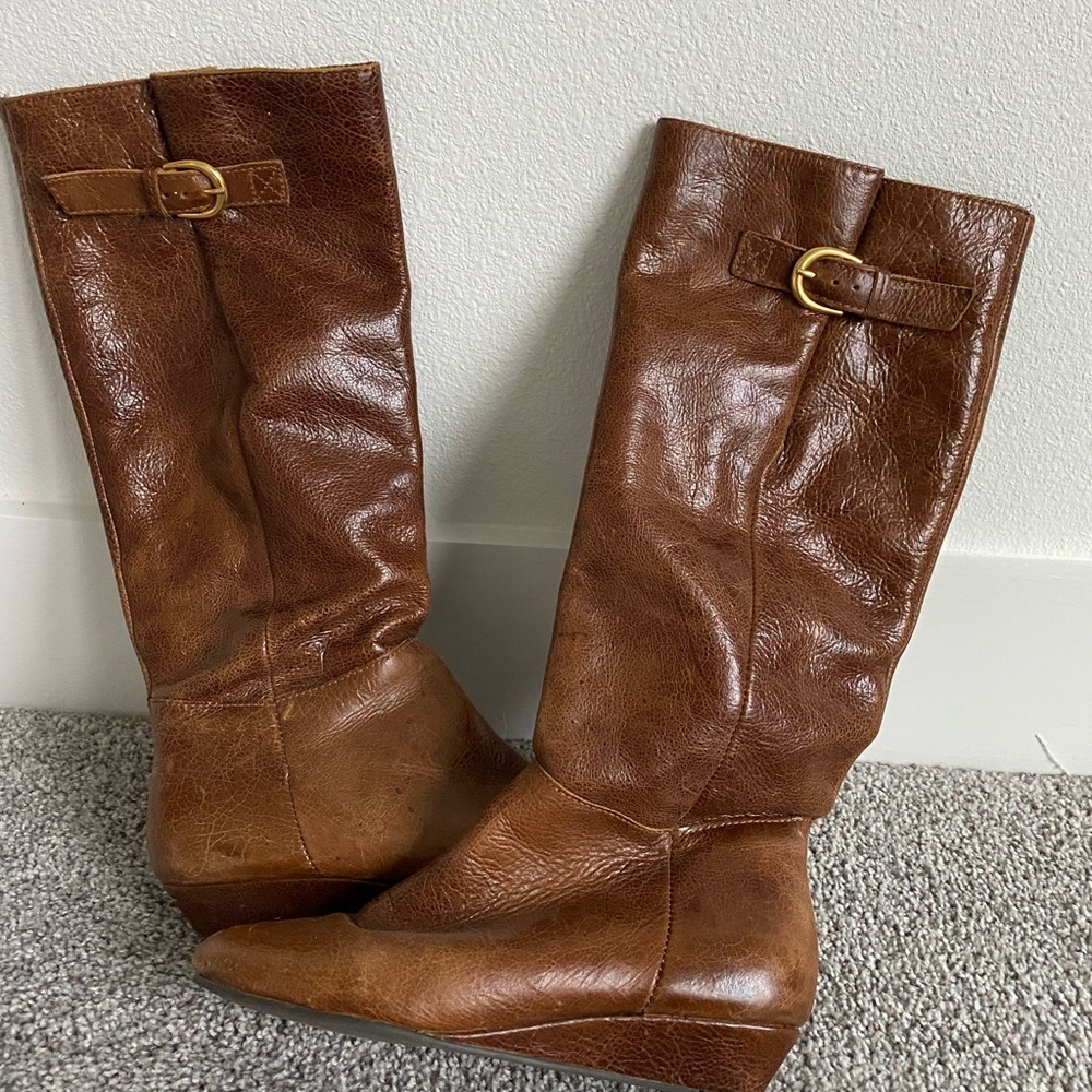 steve madden 5 1/2 leather boots
